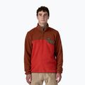 Herren Patagonia LW Synch Snap-T P / O amanita rot trekking Sweatshirt