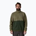 Herren Patagonia Retro Pile 1 / 2 Snap P / O alten Wachstum grün Trekking Sweatshirt