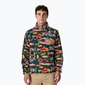 Patagonia Herren-Trekking-Sweatshirt LW Synch Snap-T P / O Lachs Energie: altes Wachstum grün