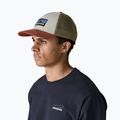 Patagonia P-6 Logo LoPro Trucker Birke weiß Baseballmütze 2