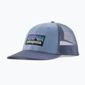 Patagonia P-6 Logo LoPro Trucker Seepocken blau Baseballmütze
