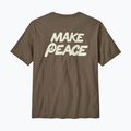 Herren Patagonia Balance Bio-Friedenssamen / Marlow braun t-shirt