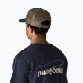 Patagonia P-6 Logo Trucker Baseballmütze Kaskade grün 3