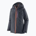 Damen Patagonia isoliert Powder Town Schwelbrand blau w / orange schälen regen Jacke 8
