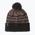 Patagonia Powder Town Park Stripe Wintermütze: marlow braun