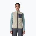 Damenweste Patagonia R1 Air wool white