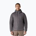 Herren Daunenjacke Patagonia Down Sweater Hoody forge grey mit forge grey