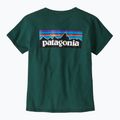 Damen Patagonia P-6 Logo Responsibili-Tee kaskadengrün 4
