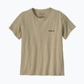 Damen Patagonia P-6 Logo Responsibili-Tee Bimsstein-T-Shirt