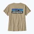 Damen Patagonia P-6 Logo Responsibili-Tee Bimsstein-T-Shirt 2