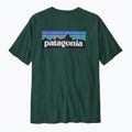 Herren Patagonia P-6 Logo Responsibili-Tee kaskadengrünes Hemd 2