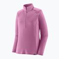 Women's Patagonia Cap Thermal Gewicht Zip Neck Sweatshirt lebhaft lila