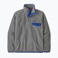 Herren Patagonia LW Synch Snap-T P / O nickel w / clement blau Trekking Sweatshirt