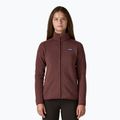Damen Patagonia Better Sweater Fleece-Trekking-Sweatshirt dunkles Rubinrot
