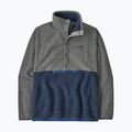 Herren Patagonia Retro Pile 1 / 2 Snap P / O neue Marine w / Nickel Trekking Sweatshirt 5