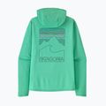 Damen Sweatshirt Patagonia Capilene Cool Sun Hoody aqua stone/early teal x-dye 3
