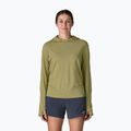 Damen Sweatshirt Patagonia Capilene Cool Sun Hoody gumtree green/light gumtree green x-dye