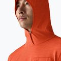 Herren Sweatshirt Patagonia Capilene Cool Sun Hoody coal orange/light coal orange x-dye 6