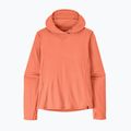 Damen Sweatshirt Patagonia Capilene Cool Sun Hoody mellow melon/peach sherbet x-dye 9