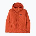 Herren-Regenjacke Patagonia Outdoor Everyday Rain coal orange 6