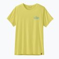 Damen T-Shirt Patagonia Capilene Cool Daily Shirt - Boardshort Logo lemon zest