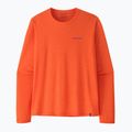 Longsleeve Herren Patagonia Capilene Cool Daily - Boardshort Logo orange peel/light orange peel x-dye 4