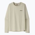 Damen-Langarmshirt Patagonia Capilene Cool Daily Shirt - Boardshort Logo dyno white
