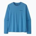 Longsleeve Herren Patagonia Capilene Cool Daily - Boardshort Logo shore blue/light shore blue x-dye 6