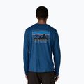 Longsleeve Herren Patagonia Capilene Cool Daily - '73 Skyline clement blue/light clement blue x-dye 3