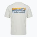 Shirt Herren Patagonia Capilene Cool Daily - Boardshort Logo dyno white 2