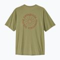 Herren-Trekkingshirt Patagonia Cap Cool Daily Shirt - Spoke Stencil gumtree green - light gumtree green x-dye 2