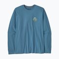 Herren Trekking-Langarmshirt Patagonia Great Waves Responsibili Tee shore blue 5