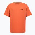 Herren T-Shirt Patagonia P-6 Logo coal orange
