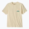 Herren T-Shirt Patagonia Midweight '95 Oval Logo Pocket Tee undyed natural