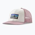 Basecap Patagonia P-6 Logo Trucker white w/quiet violet