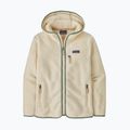 Damen Fleecejacke Patagonia Retro Pile Hoody natural mit ellwood green 4