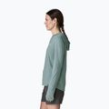 Damen Sweatshirt Patagonia Capilene Cool Sun Hoody nouveau green/blue sage x-dye 4