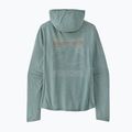 Damen Sweatshirt Patagonia Capilene Cool Sun Hoody nouveau green/blue sage x-dye 7