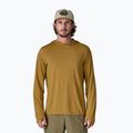 Herren Sweatshirt Patagonia Capilene Ultra Hoody bobcat brown/light bobcat brown x-dye