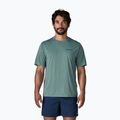 Herren T-Shirt Patagonia Capilene Cool Daily - Boardshort Logo blue sage/light blue sage x-dye