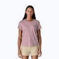 Shirt Damen Patagonia P-6 Logo Responsibili-Tee qulet violet