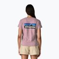 Shirt Damen Patagonia P-6 Logo Responsibili-Tee qulet violet 3