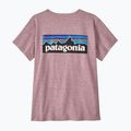 Shirt Damen Patagonia P-6 Logo Responsibili-Tee qulet violet 5