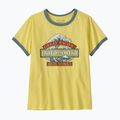 Shirt Damen Patagonia Great Waves Ringer Tee lemon zest