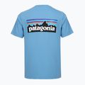 Herren T-Shirt Patagonia P-6 Shore blue logo 2
