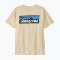 Herren T-Shirt Patagonia P-6 Logo undyed natural