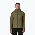 Herren-Softshelljacke Patagonia R1 TechFace Hoody basin green