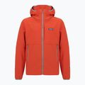 Softshell Jacke Herren Patagonia R1 TechFace Hoody hot ember