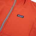 Softshell Jacke Herren Patagonia R1 TechFace Hoody hot ember 3