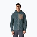 Herren-Trekkingsweatshirt Patagonia R1 Air Full-Zip Hoody summit blue
